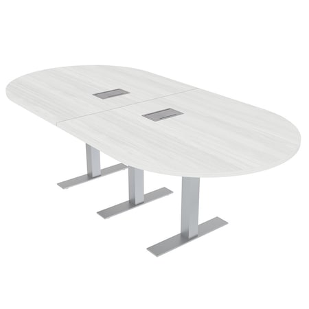 Skutchi Designs 45 in W, 96 in L, 29 in H, Engineered Wood Top, White HAR-RAC-46X92-T-ELEC-WHCYPRESS